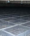 empty growing trays